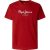 Pepe Jeans Eggo N Camiseta para Hombre, Color Rojo (Rugby Red), L, Rojo (Rojo Rugby), L